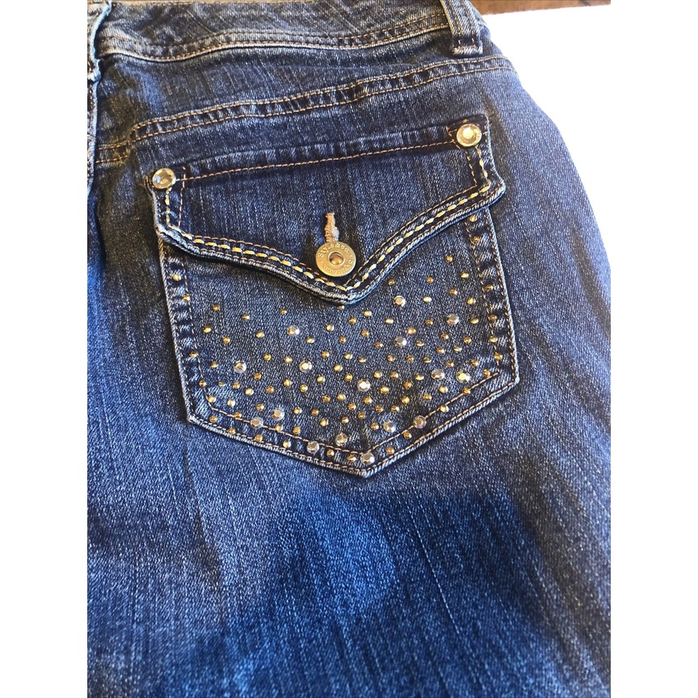 Style & Co Denim jeans Womens Size 4 Curvy Tummy Control Modern Boot Inseam 31 - Picture 11 of 12